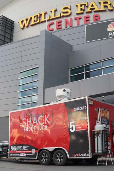exterior of food truck