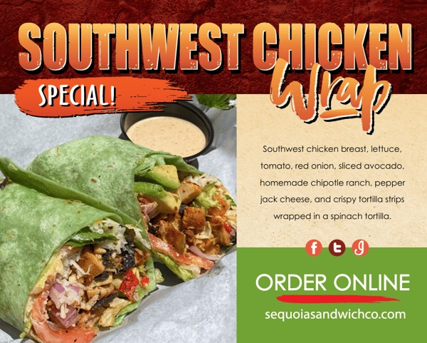 Southwest Chicken Wrap