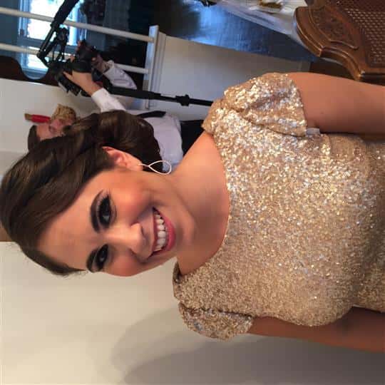 Girl smiling at the camera