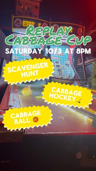 š„¬š THE CABBAGE CUP IS CALLING!
Join us next Saturday, October 3rd at 8PM for our Cabbage Cup Tournament at Replay! Think youāve got what it takes to claim the crown? š
Put your skills to the test with cabbage hockey, cabbage ball, an Avatar-inspired scavenger hunt, and more! āļøš„¬
š $100 GRAND PRIZE
š® Games + challenges
š Cosplay contest
š„¬ Cabbages. Chaos. Glory.
Round up your crew and come prove youāre worthy of the Cabbage Cup! 21+, grab FREE reservations at the link in our bio. āØ
#replaylincolnpark #avatarthelastairbender #mycabbages #cabbageman #chicago