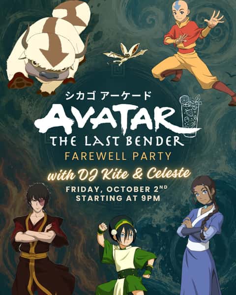 One last weekend in the Four Nations šš
The Avatar pop-up is heading into its final weekend, and weāre kicking things off Friday, October 2 starting at 9PM with a farewell party featuring DJ Kite & Celeste
Come grab your favorite themed drink, hit the arcade, dance with us, and soak up one more weekend of Avatar before the pop-up comes to an end šš„šŖļøšŖØ
Join us Friday, October 2 starting at 9PM at Replay Lincoln Park for the final weekend of the Avatar pop-up, 21+ and no cover!
#replaylincolnpark #avatarthelastairbender #popup #chicago #friday