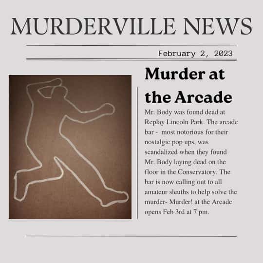 Murder! at the Arcade game rules