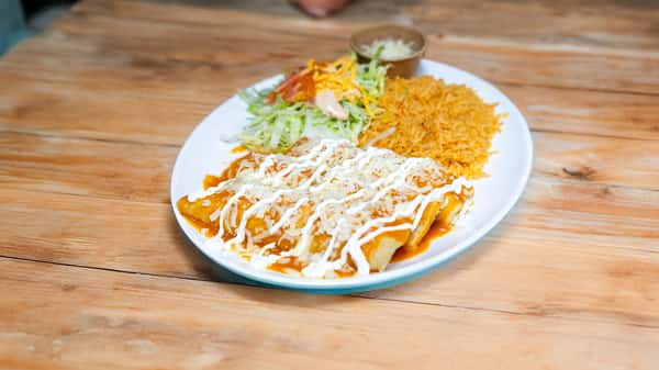 Enchiladas de Pollo