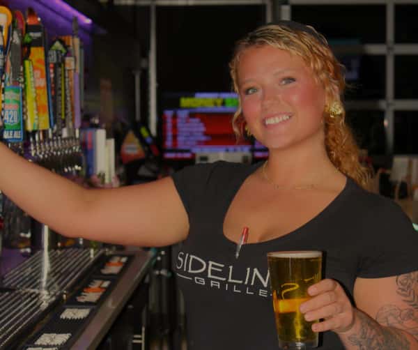 Pouring Pint of Beer