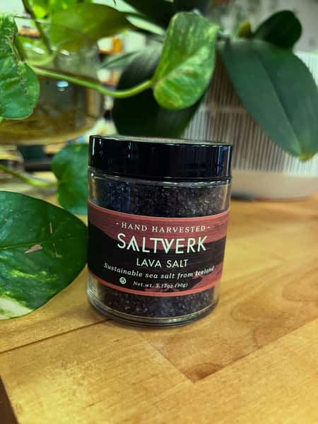 Bring the dramatic taste of the Arctic to your home with this Lava Salt from Iceland. Elevate your next dish—whether you are grilling summer vegetables, torching a cauliflower steak, or adding a smoky visual contrast to seared tofu and seitan steaks. Limited stock available in our health store. #sustainablymade @saltverk
