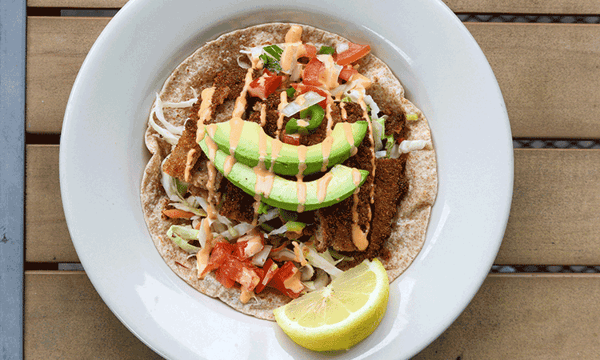 #9 Vegan Seitan Fish Taco