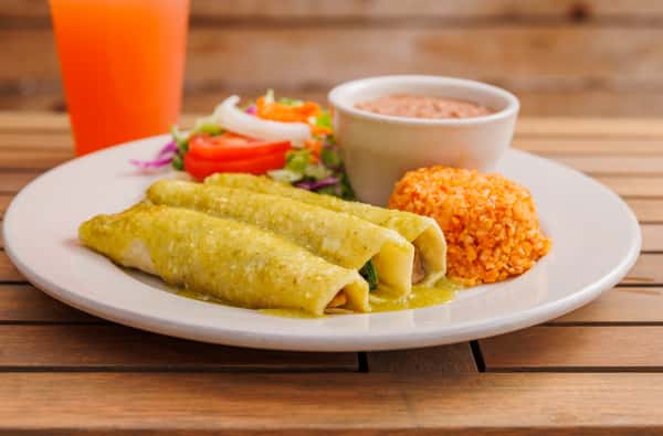 Spinach Enchiladas. Vegan