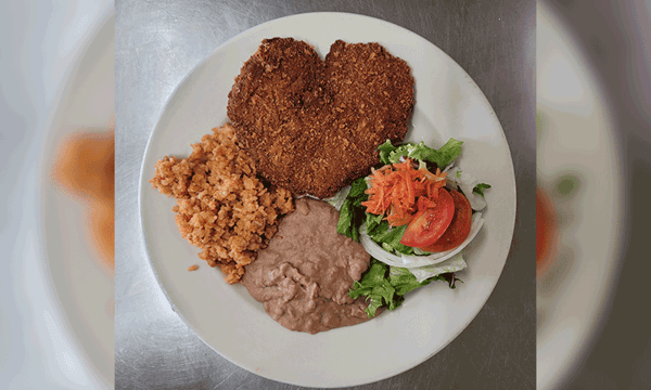 Milanesa Plate. Vegan