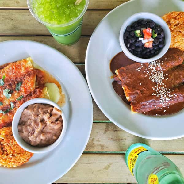 Cheese Enchiladas Plate
