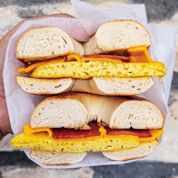 Breakfast Bagel Sandwich