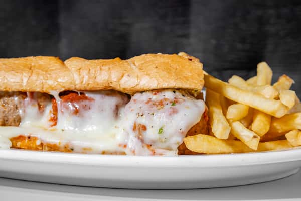 Meatball Parmigiana Sub