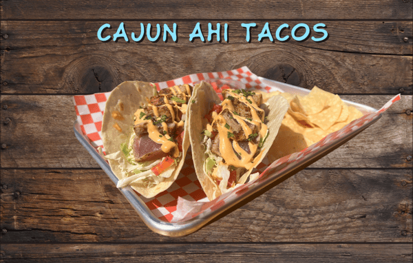 Cajun Ahi Tacos