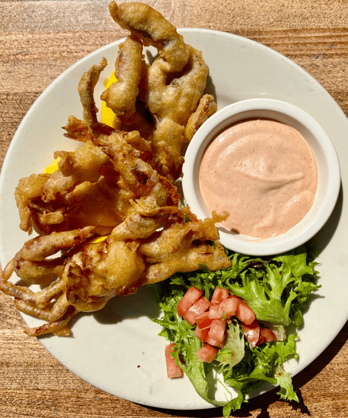 The Crab Pot Long Beach Soft Shell Crab Plate