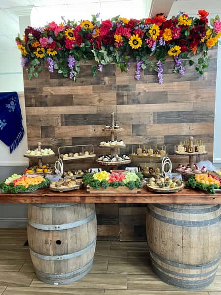 dessert table