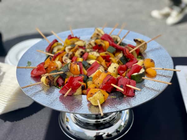veggie skewers
