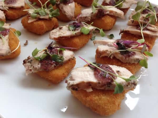 Perfectly sized, delicious catering bites.