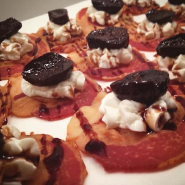 Delicious catering featuring amazing prosciutto