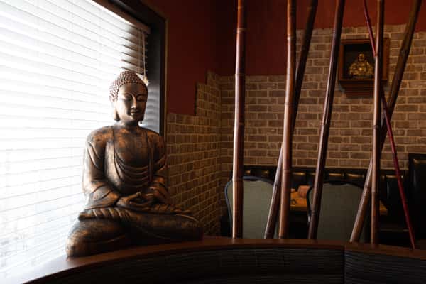 buddha statue interior