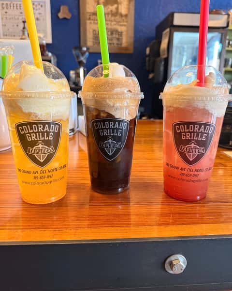 Colorado Grille - Best Burgers in the San Luis Valley just dropped Dirty Soda Floats, and honestly, self-control never stood a chance. Fizzy, creamy, and dangerously sippable, Dirty Soda Floats are here to make your taste buds do a double take 😏🥤
#ColoradoGrille #DirtySodaFloats #IceCreamFloat