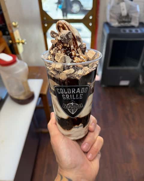 Malt Shop Mixer soft serve ice cream at Colorado Grille, Alamosa & Del Norte.