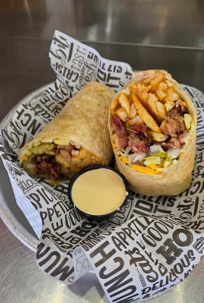 Brisket Smoke Show Burrito