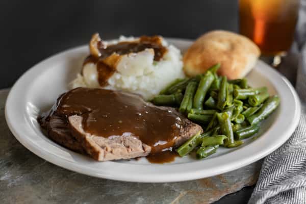 Roast Beef Dinner Sunday Special