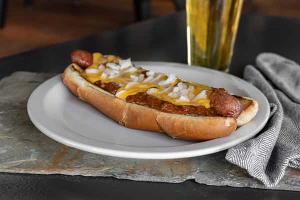 Foot Long Chili Dog