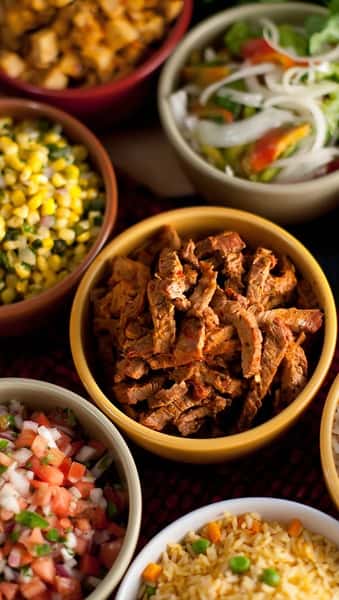 table of food