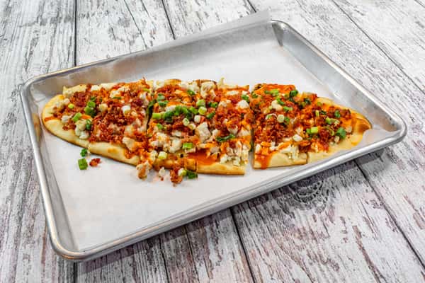 Buffalo Bacon Chicken Flatbread