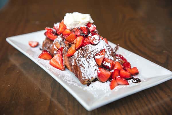 Strawberries and Chocolate French Toast