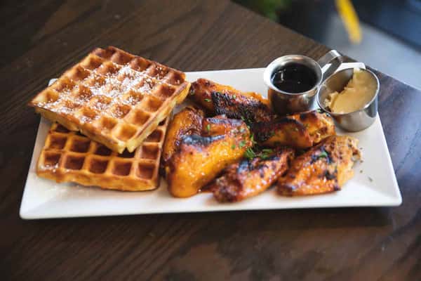 Chicken and waffles