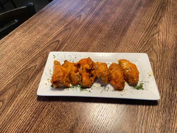 chicken wings on a plate