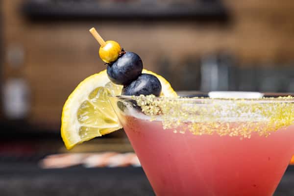 Blue Birdie Martini