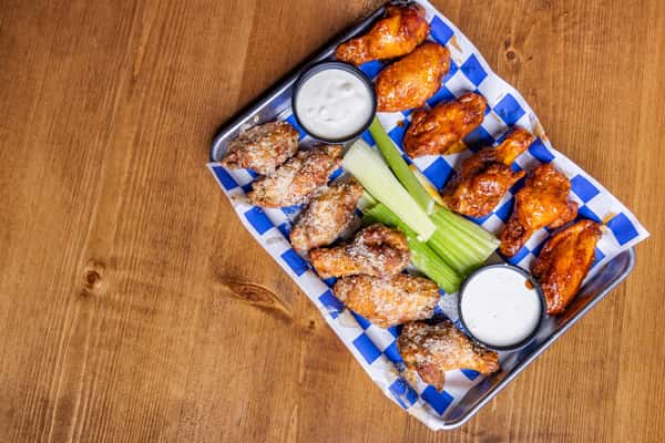 Garlic Parm And Mango Haboner Wings