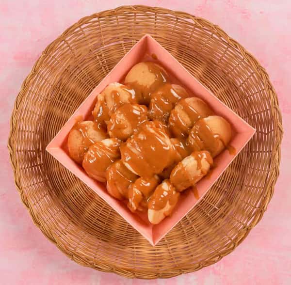 DULCE DE LECHE MINI PANCAKES