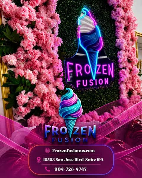 Midweek cravings are real 👀☕🍨

Stop by Frozen Fusion this Wednesday for a fresh coffee, a quick lunch, or something sweet to brighten your day. From empanadas and paninis to waffles, milkshakes, and soft serve, there’s always something worth treating yourself to.

📍 10503 San Jose Blvd, Suite 19A 
📞 (904) 728-4747 
🌐 https://www.frozenfusionus.com/

#FrozenFusion #JacksonvilleEats #CoffeeBreak #DessertTime #LunchSpot #JacksonvilleFoodie #SweetTreats #CafeVibes