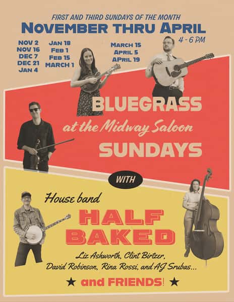 Half Baked Bluegrass Sundays