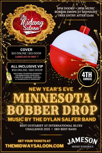 NYE 2026 Minnesota Bobber Drop Poster