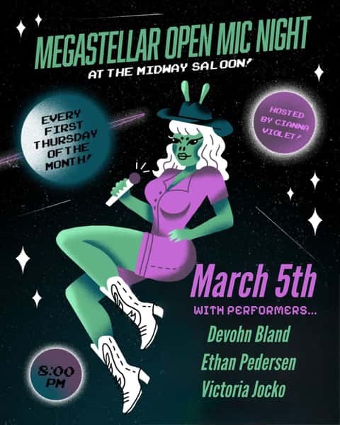 Megastellar Open Mic — March 5th