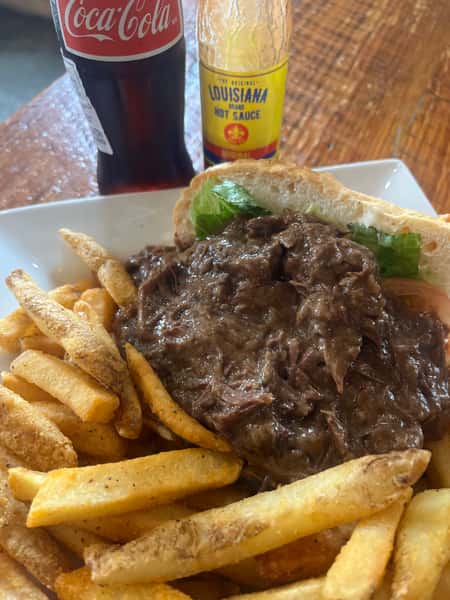 Meat and fries