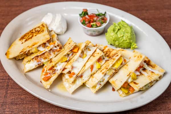 VEGGIE QUESADILLAS FULL ORDER (8)
