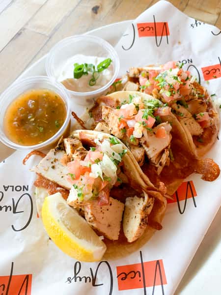 Chicken Taco Trio