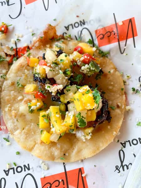 Single Caribbean Jerk'd Shrimp Taco