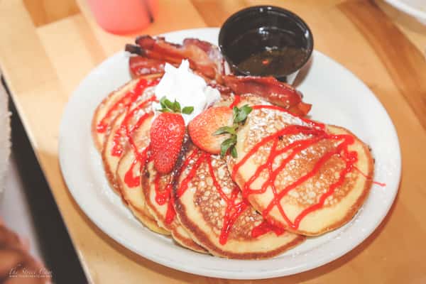 Strawberry Pancake Stack