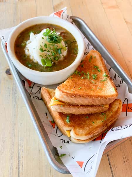Gumbo & Grilled Cheese