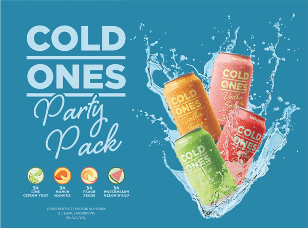 Watermelon Cold Ones Vodka Soda (355ml)