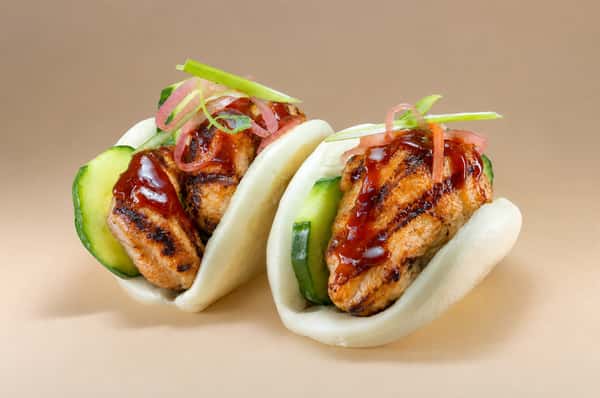 *Fire Braised Chicken Bao Buns*