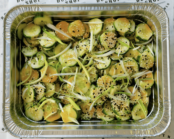 Cucumber Salad Tray