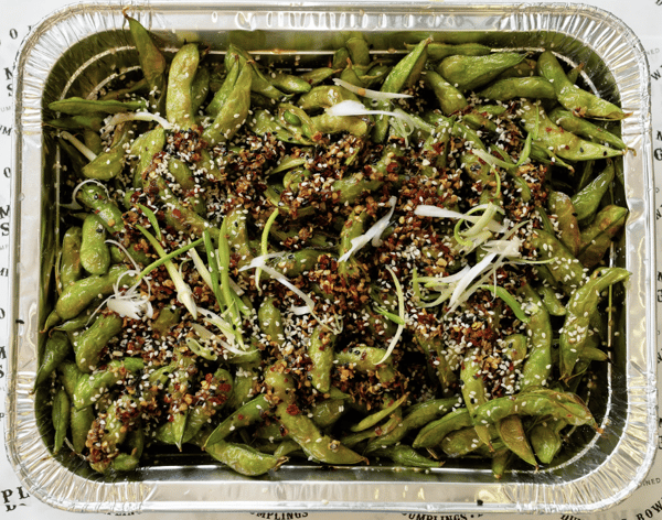 Blistered Edamame Trays