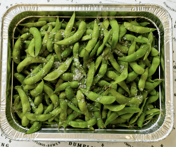 Steamed Edamame Trays